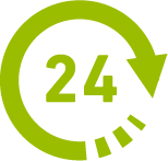 24時間OKを表すロゴ